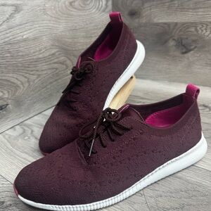 Cole Haan 2.Zerogrand stitchlite wingtip oxford burgundy women’s shoes sneakers
